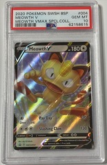 Meowth V - SWSH004 - SWSH Black Star Promos - PSA 10